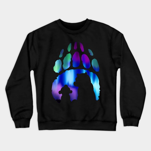 The Northern Lights bears Crewneck Sweatshirt by yinon-h